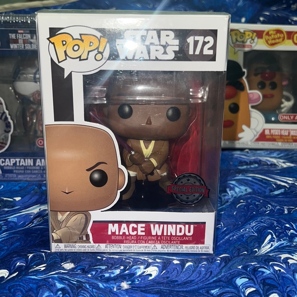 Funko pop, Star Wars, mace Windu special edition 172